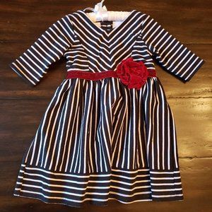 Dress with red bow